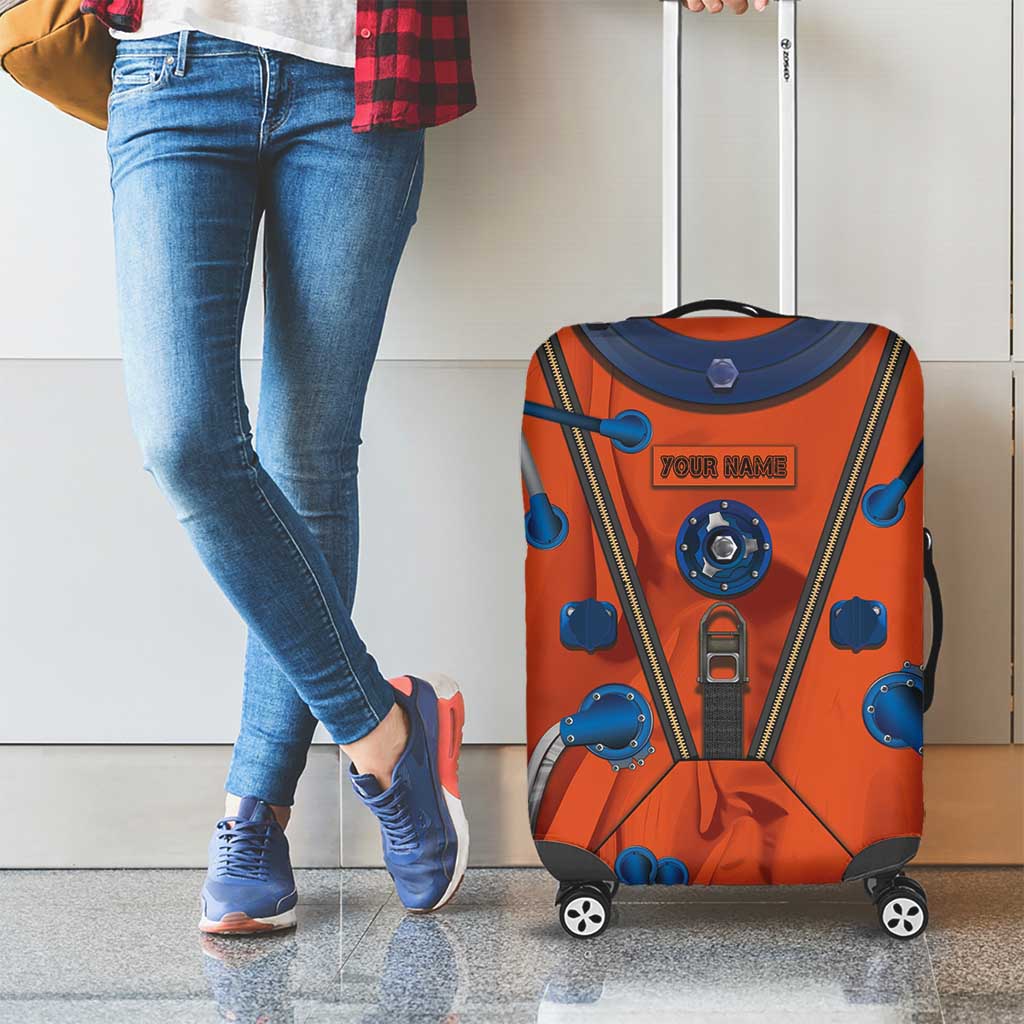 Personalized Astronaut Luggage Cover Space Diving Suit India DT05