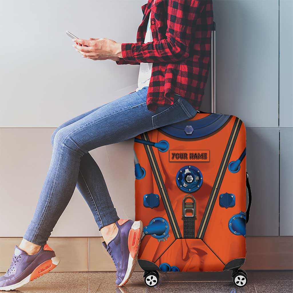 Personalized Astronaut Luggage Cover Space Diving Suit India DT05