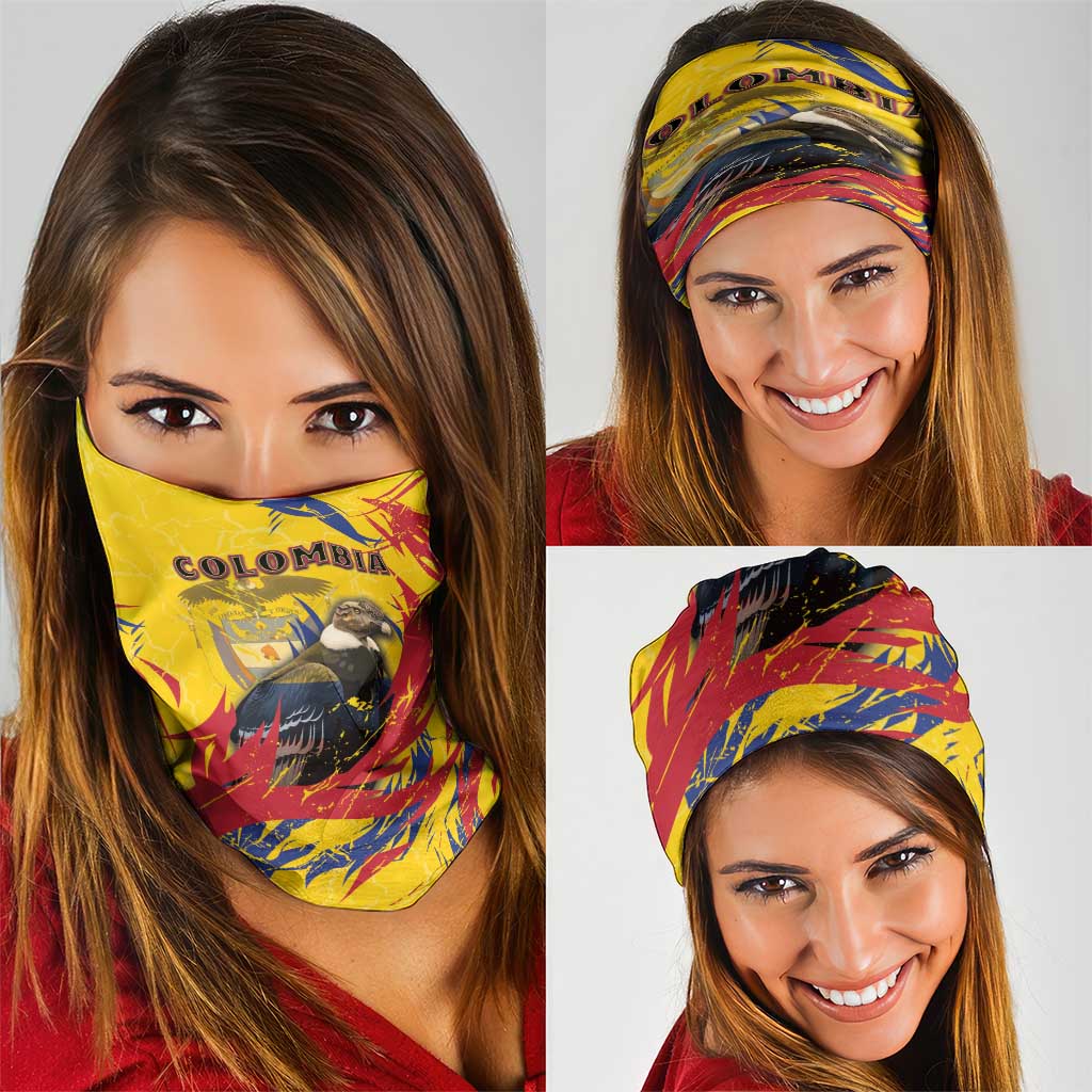 Colombia Neck Gaiter Colombian Andean Condor With Coat Of Arms DT05
