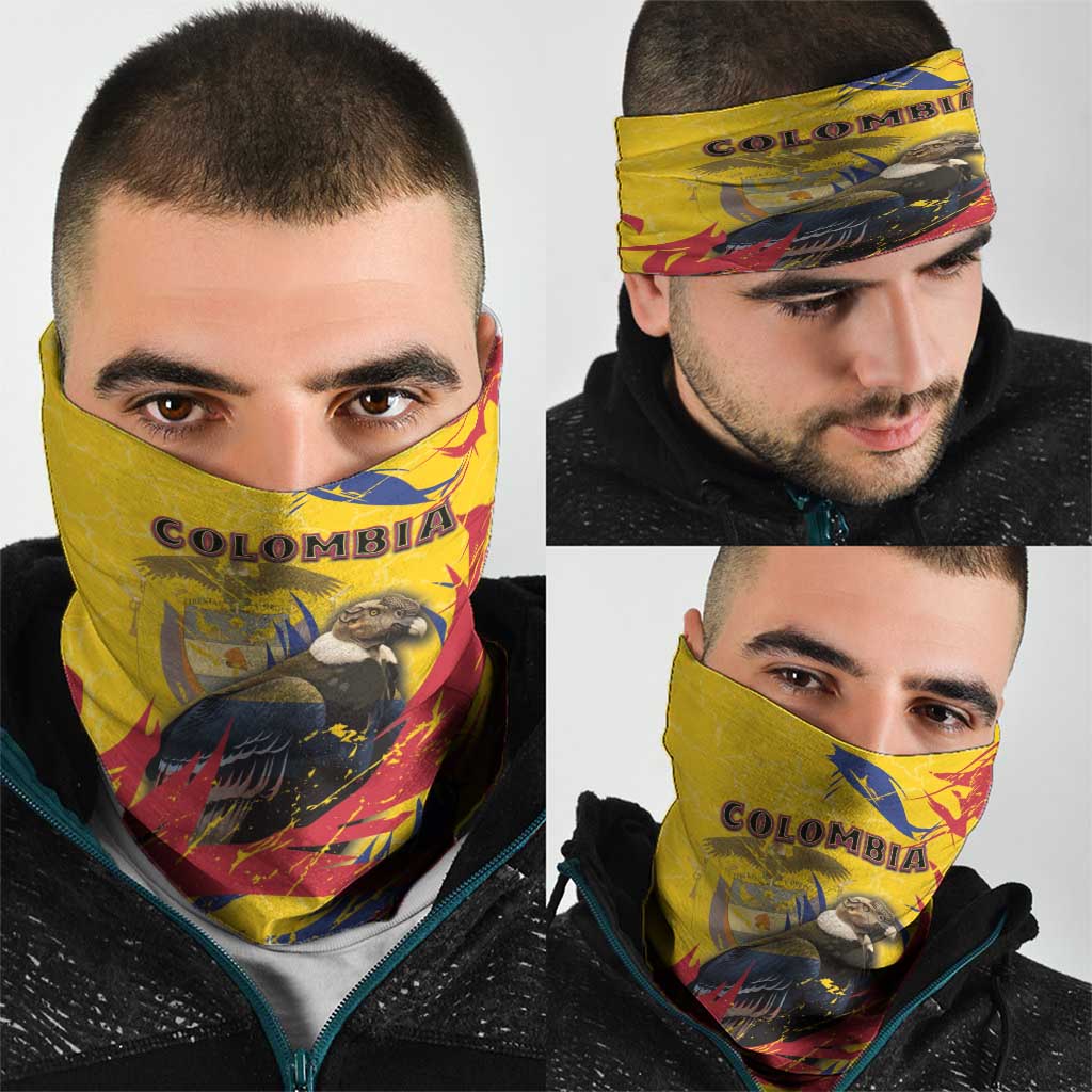 Colombia Neck Gaiter Colombian Andean Condor With Coat Of Arms DT05