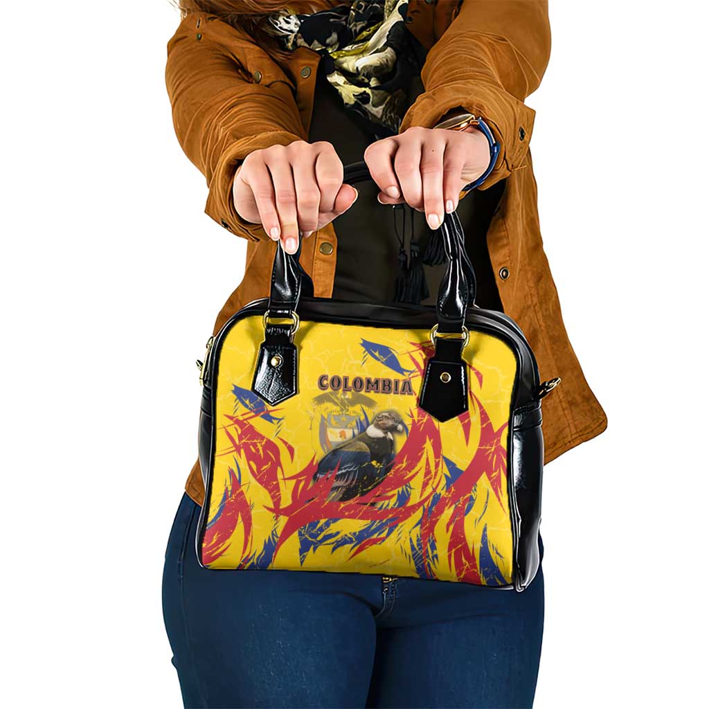 Colombia Shoulder Handbag Colombian Andean Condor With Coat Of Arms DT05