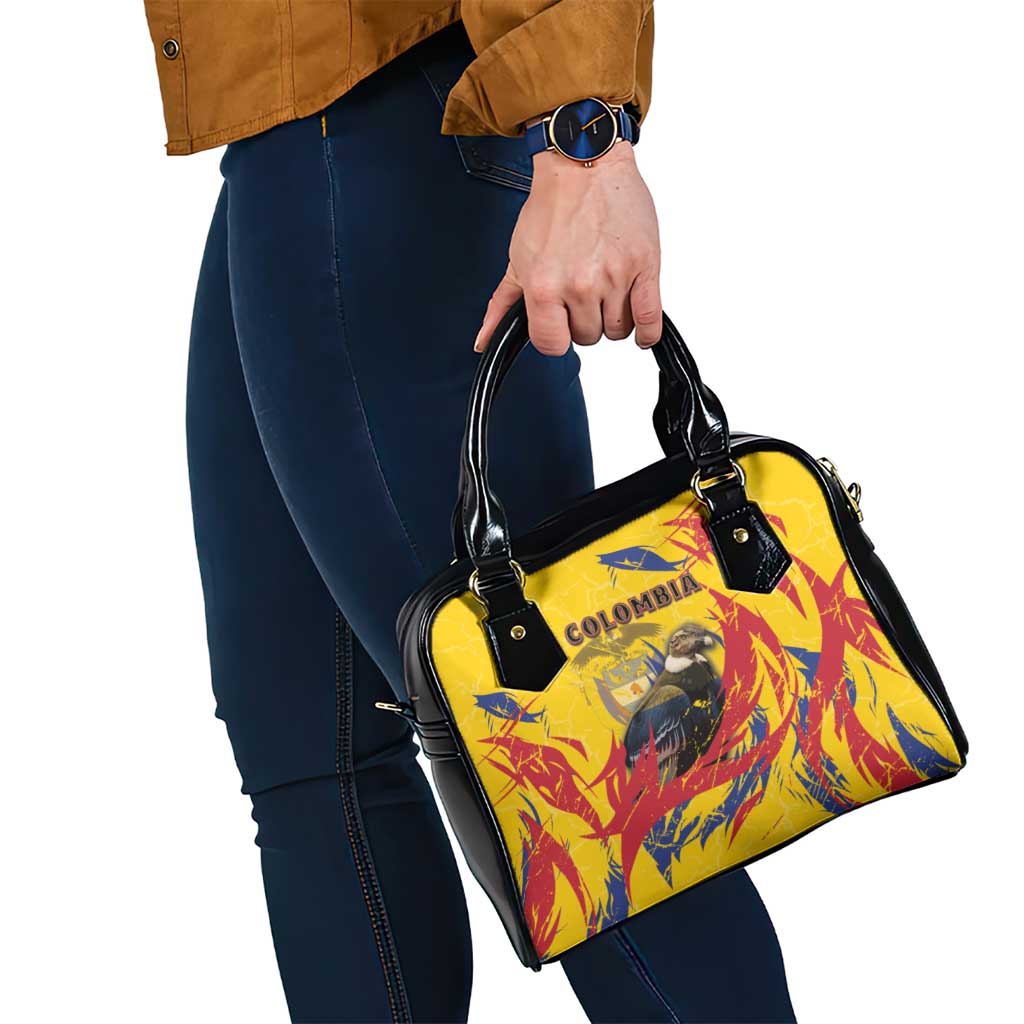 Colombia Shoulder Handbag Colombian Andean Condor With Coat Of Arms DT05