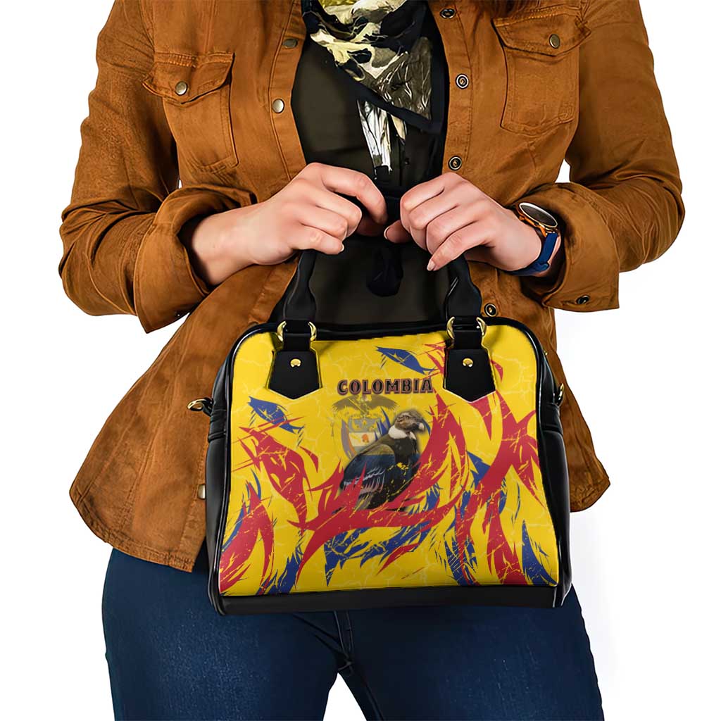 Colombia Shoulder Handbag Colombian Andean Condor With Coat Of Arms DT05