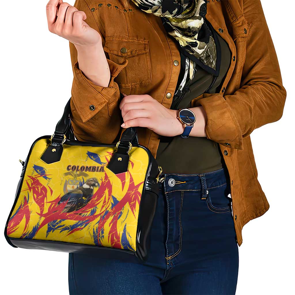 Colombia Shoulder Handbag Colombian Andean Condor With Coat Of Arms DT05