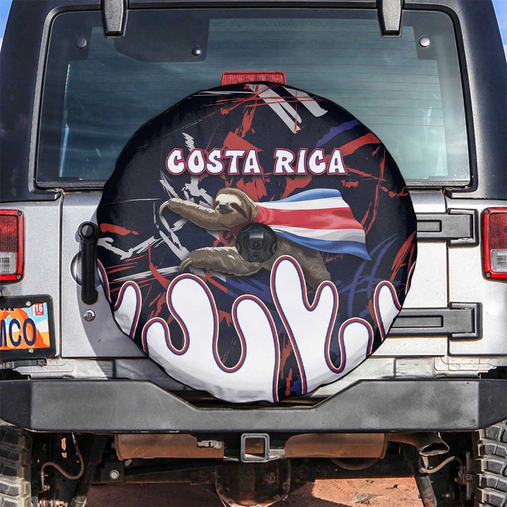 Costa Rica Spare Tire Cover Flying Sloth DT05