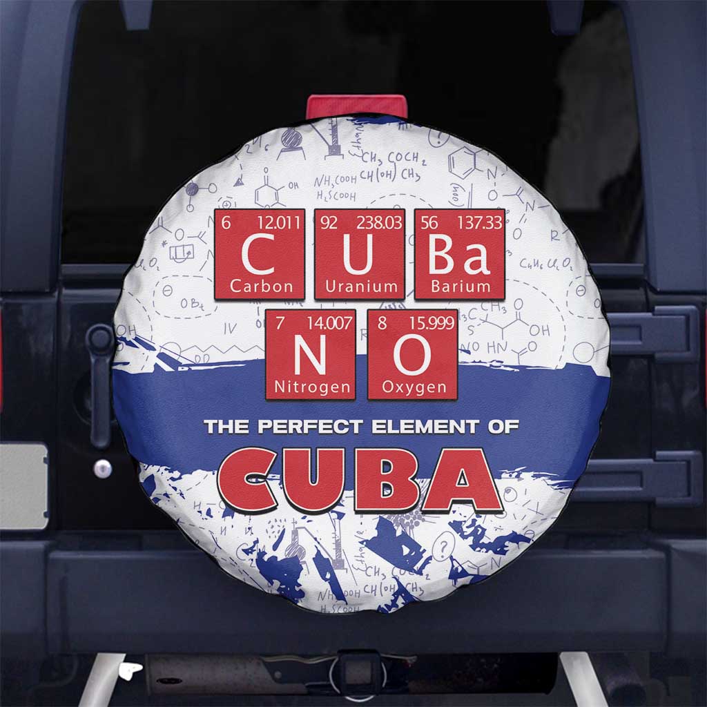 Cuba Spare Tire Cover Cubano The Perfect Element DT05