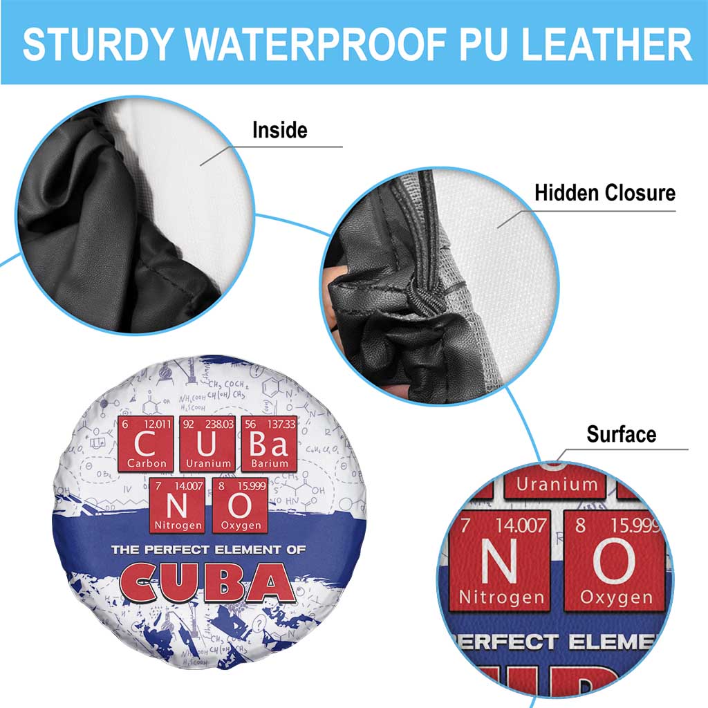 Cuba Spare Tire Cover Cubano The Perfect Element DT05