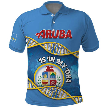Personalized Aruba Is In My DNA Polo Shirt DT05