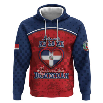 Personalized Dominican Republic Hoodie Dimelo Ke Lo Ke DT05