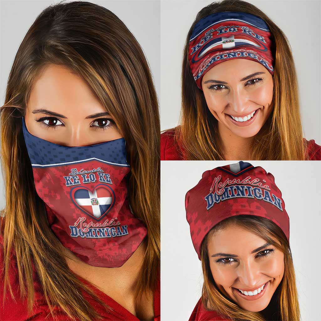 Dominican Republic Neck Gaiter Dimelo Ke Lo Ke DT05