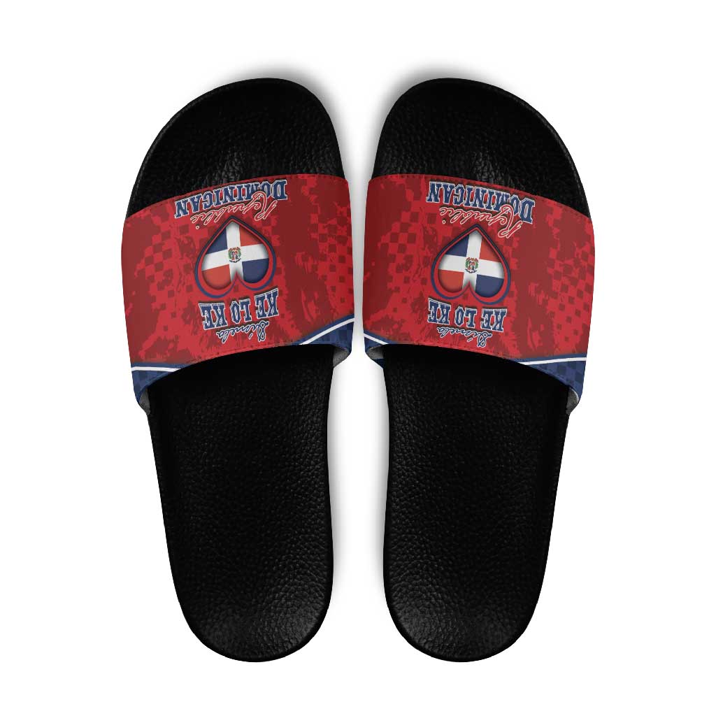 Dominican Republic Slide Sandals Dimelo Ke Lo Ke DT05