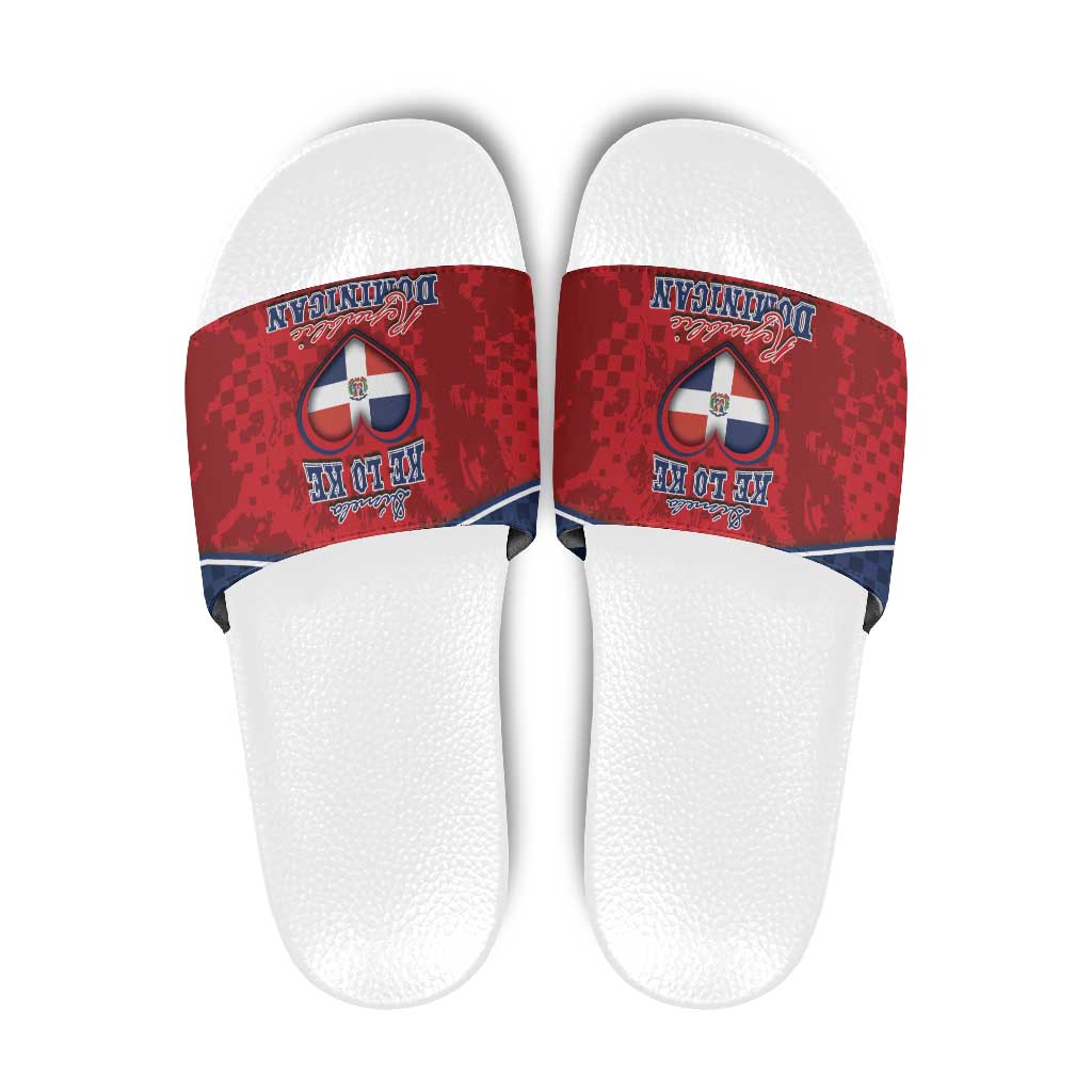 Dominican Republic Slide Sandals Dimelo Ke Lo Ke DT05
