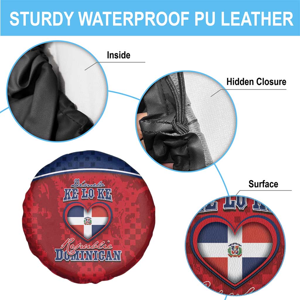 Dominican Republic Spare Tire Cover Dimelo Ke Lo Ke DT05