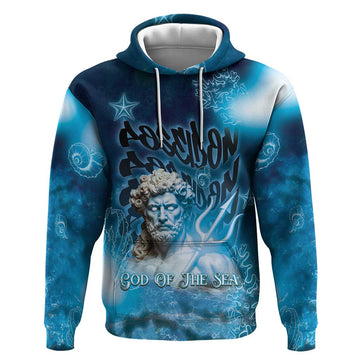 Poseidon Hoodie God Of The Sea DT05