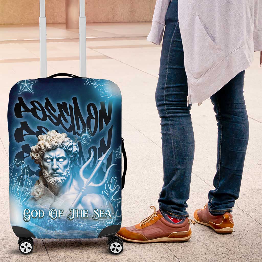 Poseidon Luggage Cover God Of The Sea DT05