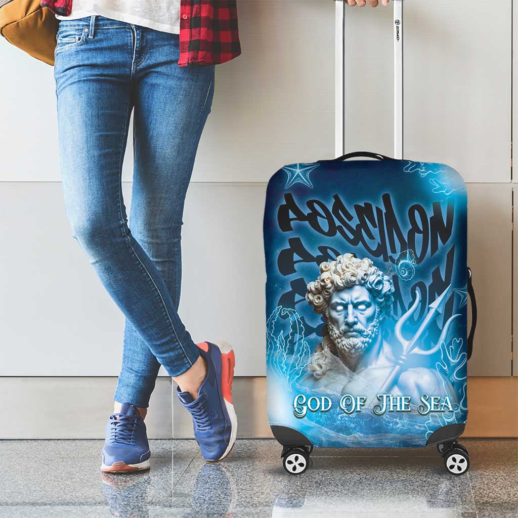 Poseidon Luggage Cover God Of The Sea DT05