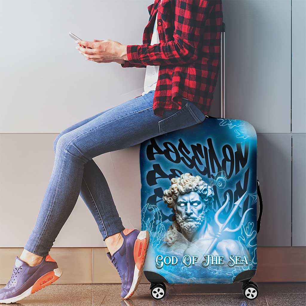 Poseidon Luggage Cover God Of The Sea DT05