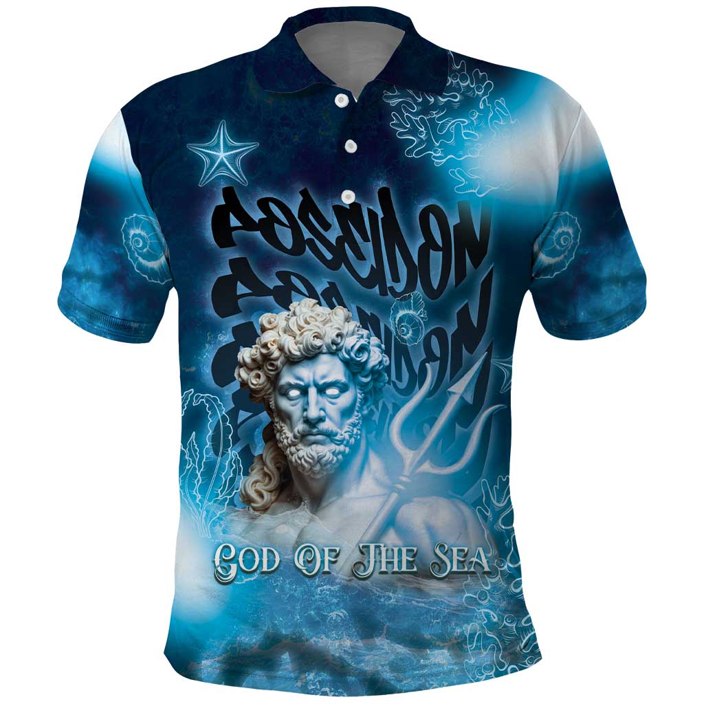 Poseidon Polo Shirt God Of The Sea DT05