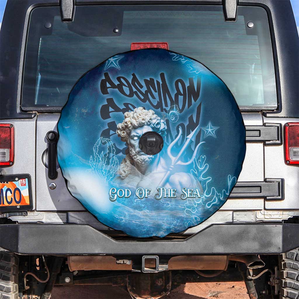 Poseidon Spare Tire Cover God Of The Sea DT05