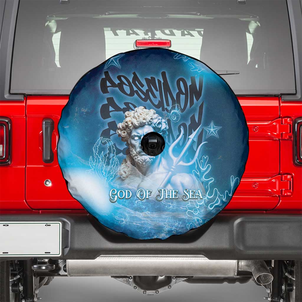Poseidon Spare Tire Cover God Of The Sea DT05