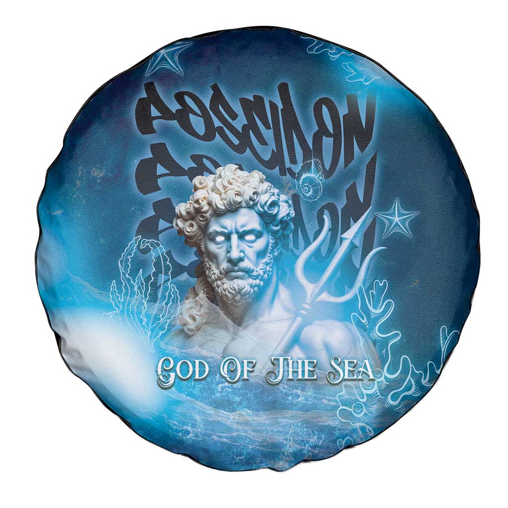 Poseidon Spare Tire Cover God Of The Sea DT05