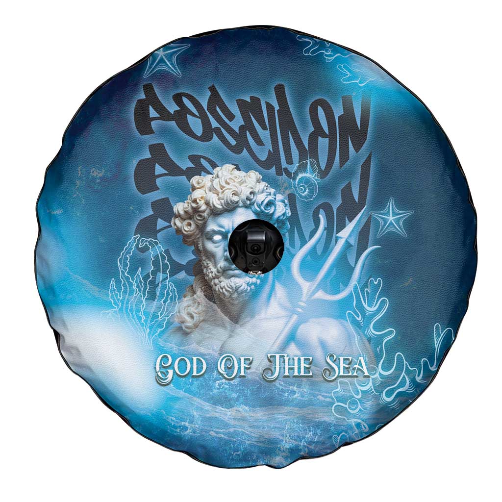 Poseidon Spare Tire Cover God Of The Sea DT05