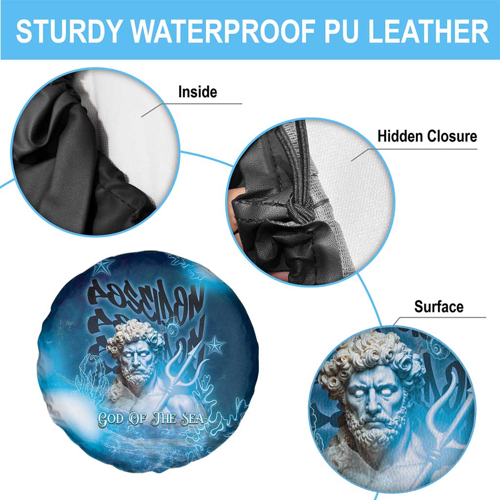 Poseidon Spare Tire Cover God Of The Sea DT05