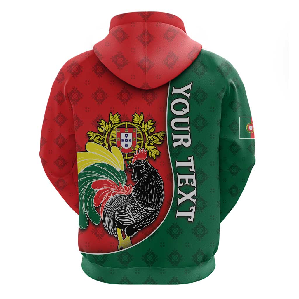 Personalized Portugal Hoodie Rooster With Coat Of Arms DT05