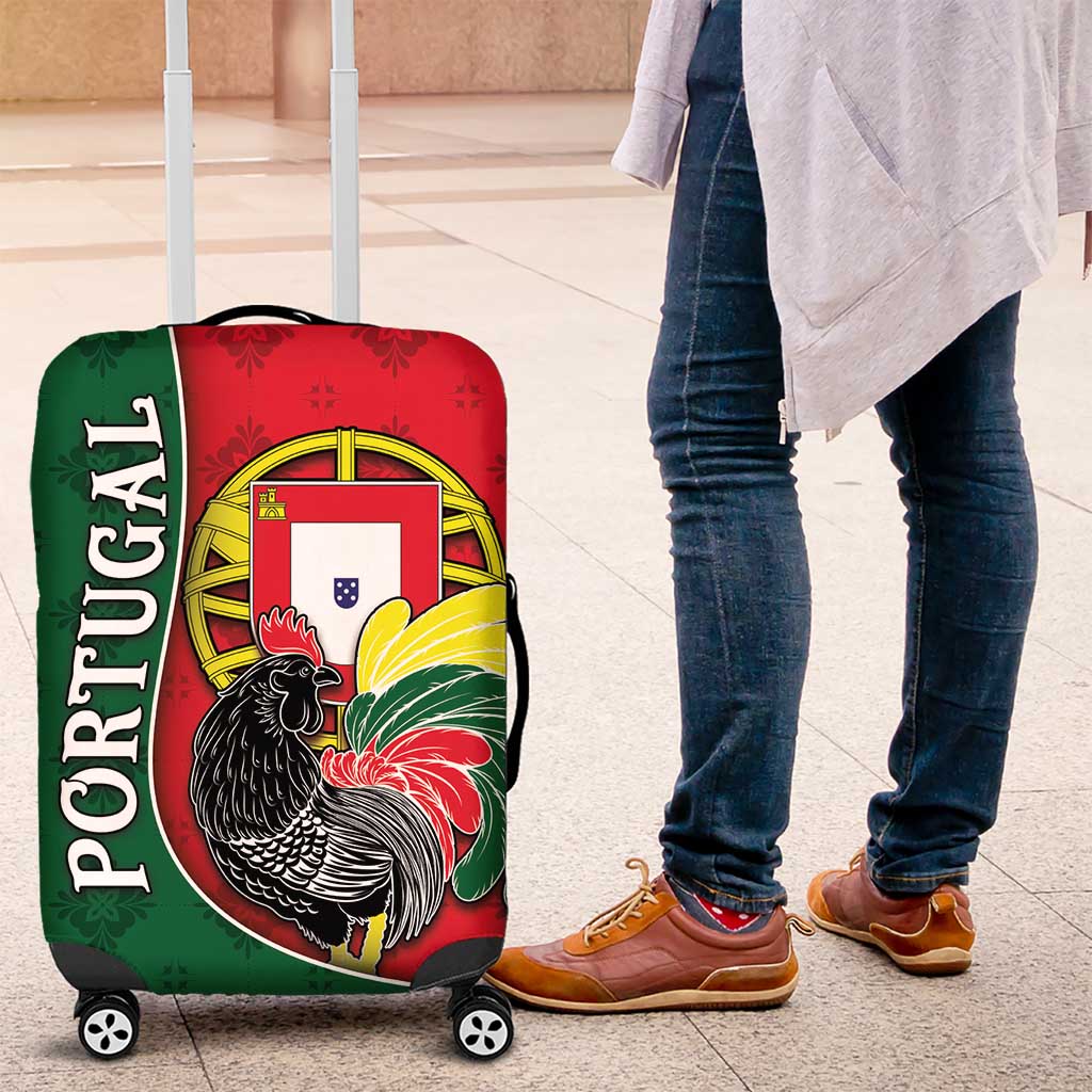 Portugal Luggage Cover Rooster With Coat Of Arms DT05