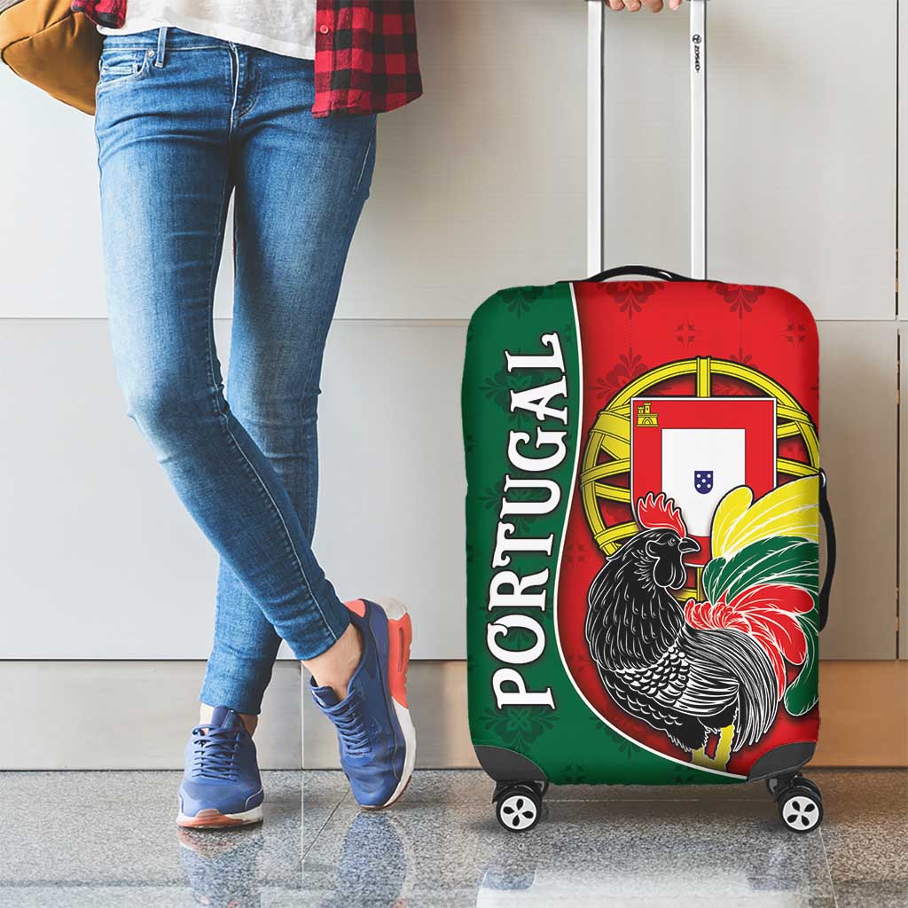 Portugal Luggage Cover Rooster With Coat Of Arms DT05