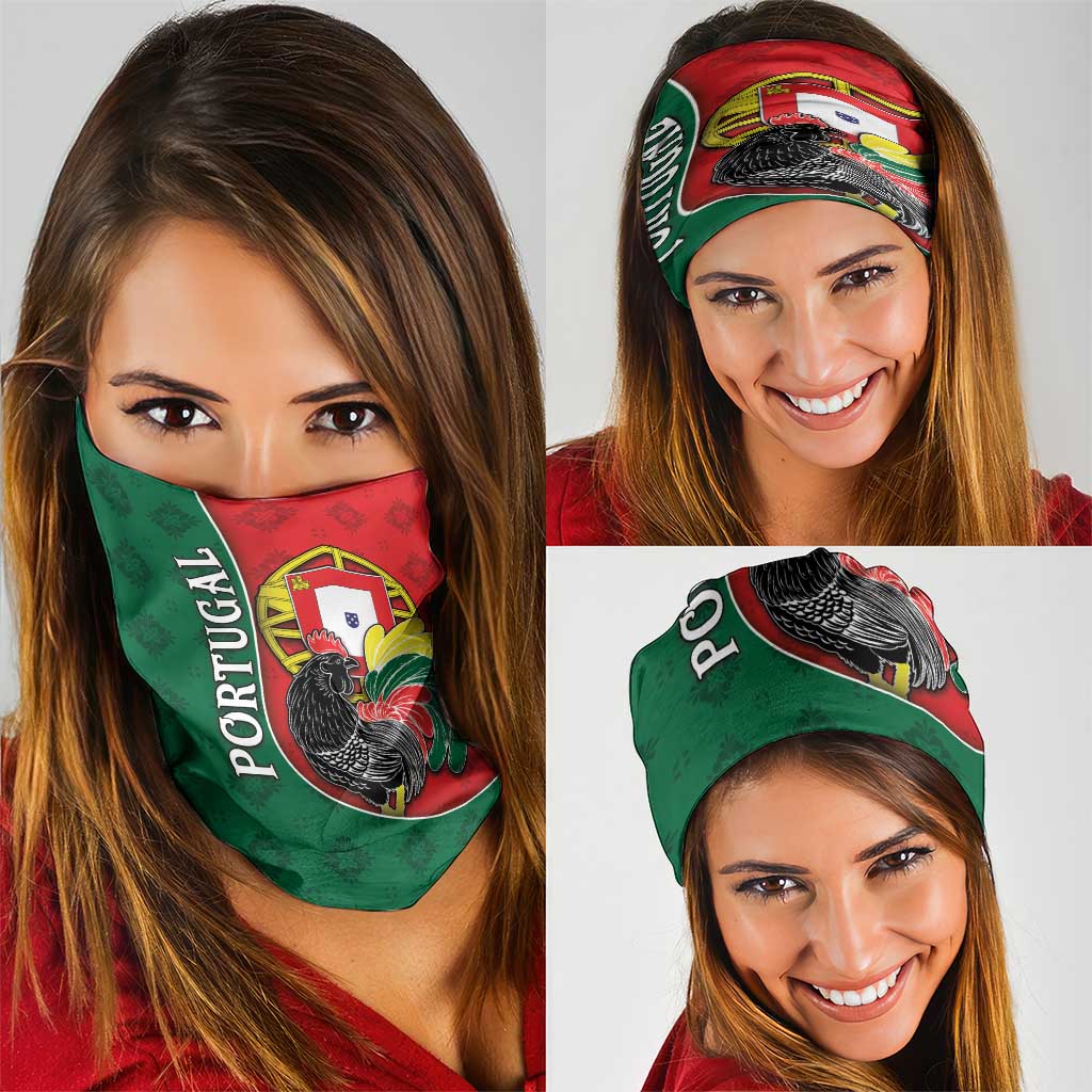 Portugal Neck Gaiter Rooster With Coat Of Arms DT05