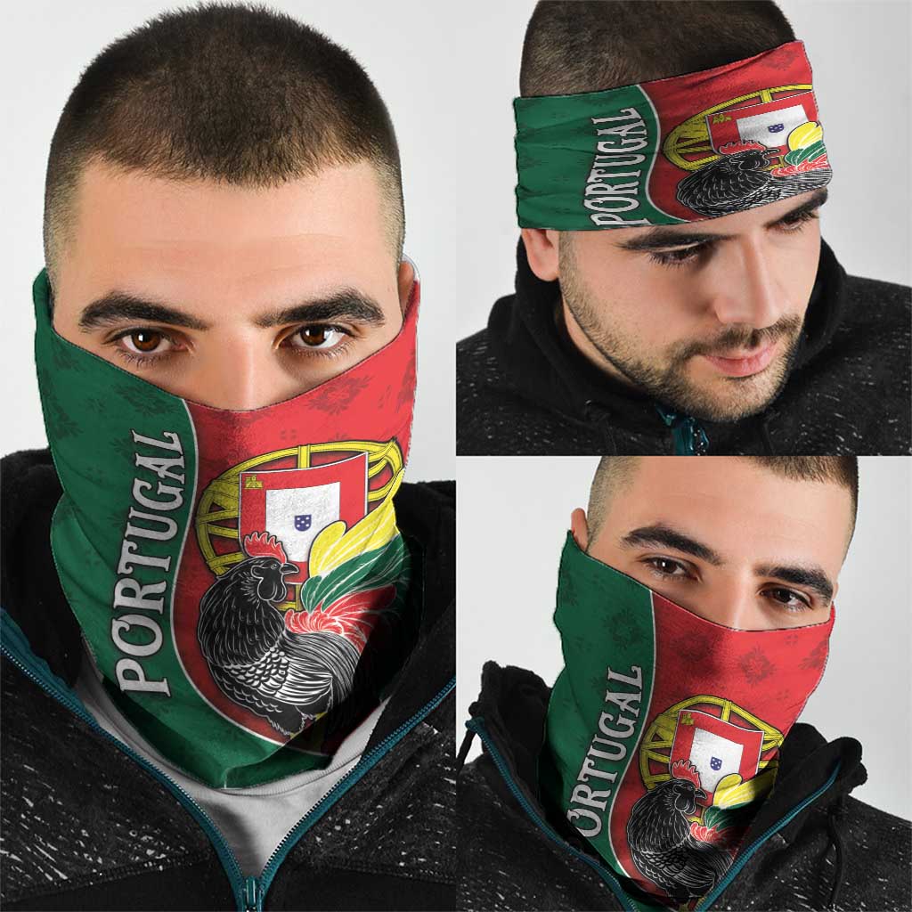 Portugal Neck Gaiter Rooster With Coat Of Arms DT05