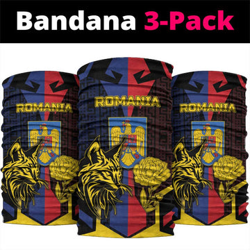 Romania Neck Gaiter The Eurasian Lynx With The Peony DT05