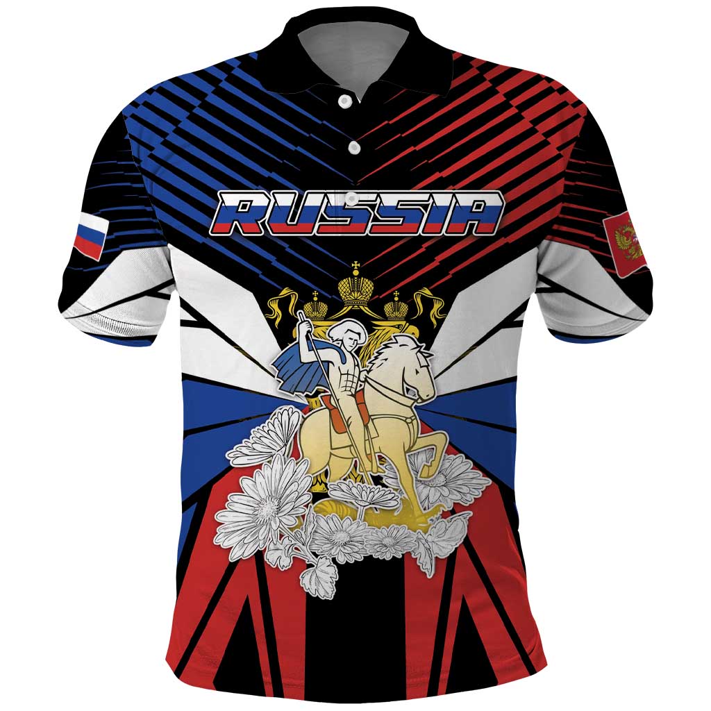 Personalized Russia Polo Shirt Symbol Saint George Slaying The Dragon DT05