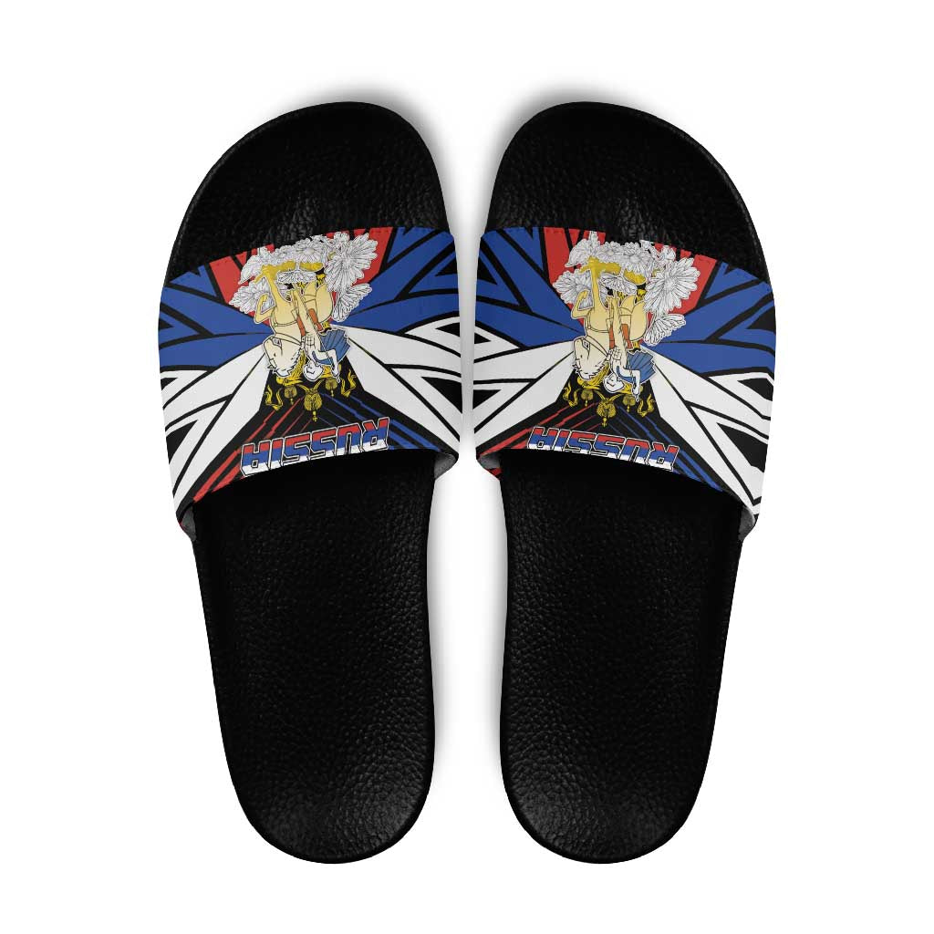 Russia Slide Sandals Symbol Saint George Slaying The Dragon DT05