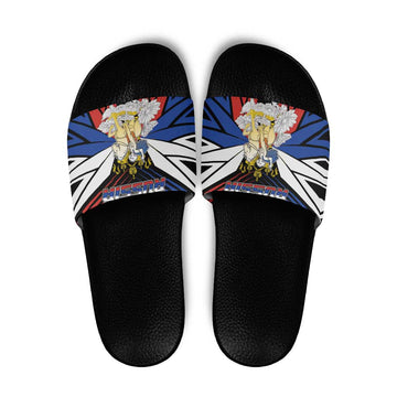 Russia Slide Sandals Symbol Saint George Slaying The Dragon DT05