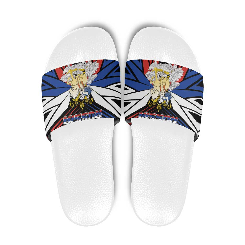 Russia Slide Sandals Symbol Saint George Slaying The Dragon DT05