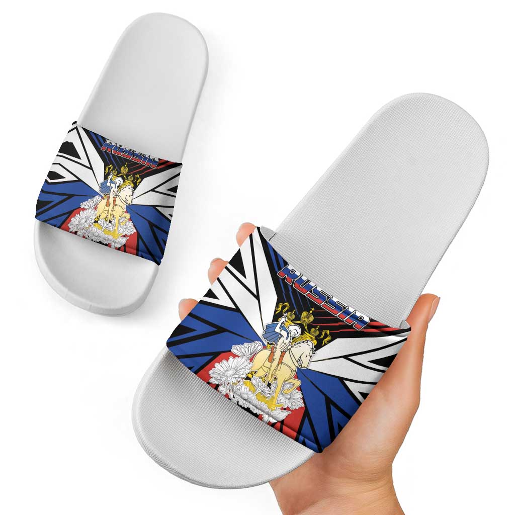 Russia Slide Sandals Symbol Saint George Slaying The Dragon DT05