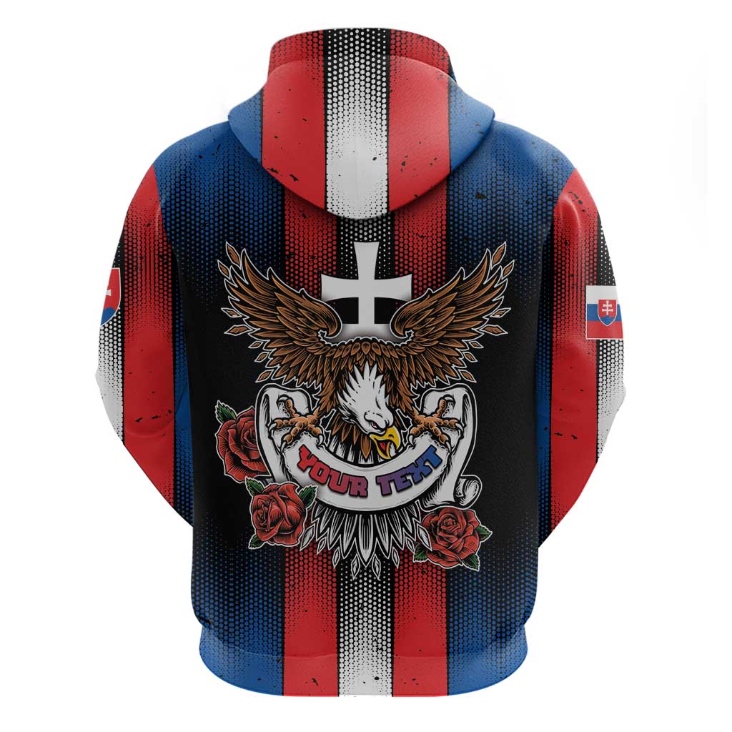 Personalized Slovakia Hoodie The Eagle Double Cross Symbol DT05