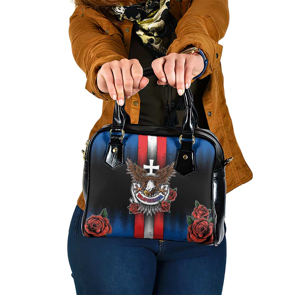 Slovakia Shoulder Handbag The Eagle Double Cross Symbol DT05