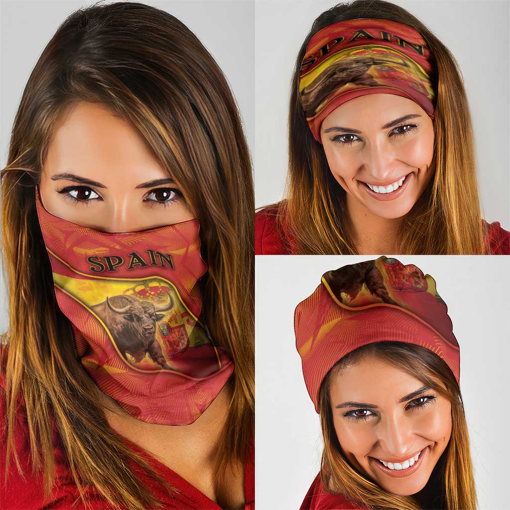 Spain Neck Gaiter The Spanish Fighting Bull With Coat Of Arms DT05
