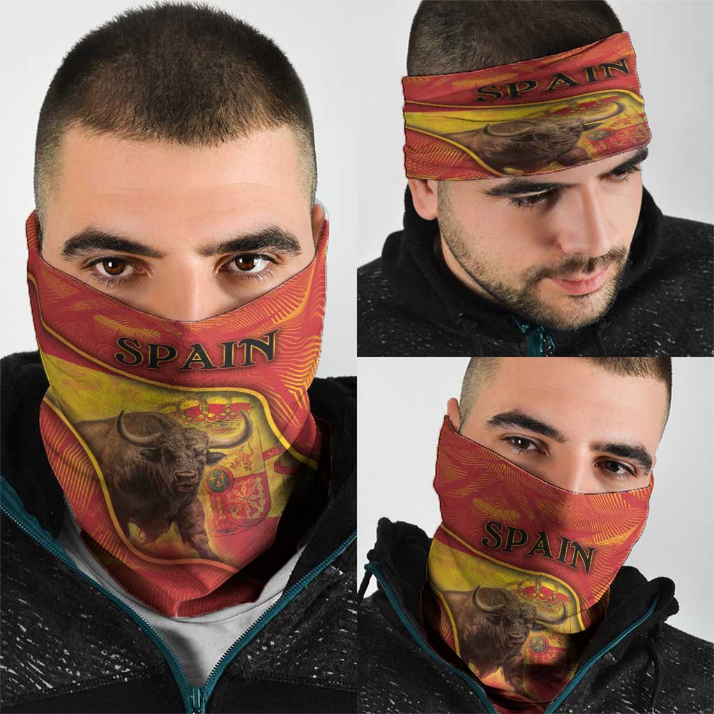 Spain Neck Gaiter The Spanish Fighting Bull With Coat Of Arms DT05