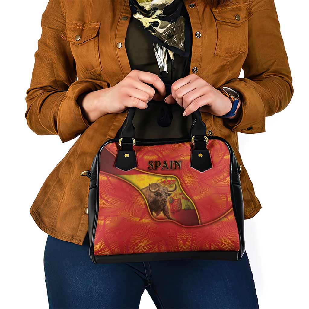 Spain Shoulder Handbag The Spanish Fighting Bull With Coat Of Arms DT05