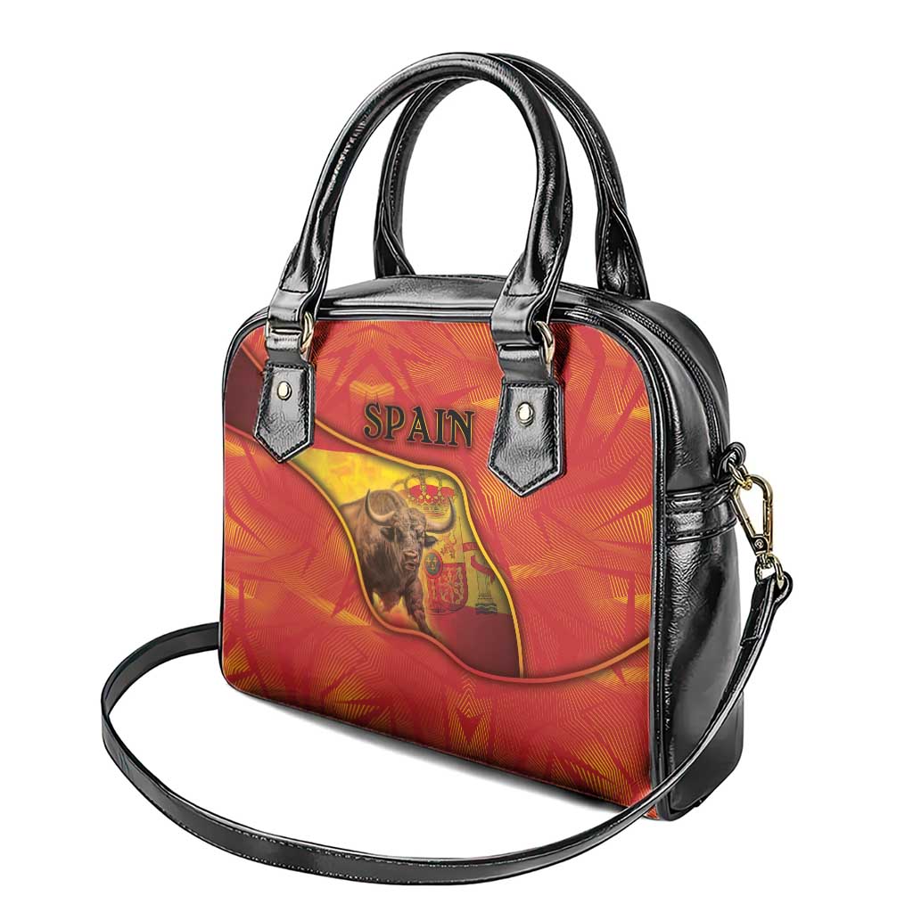 Spain Shoulder Handbag The Spanish Fighting Bull With Coat Of Arms DT05
