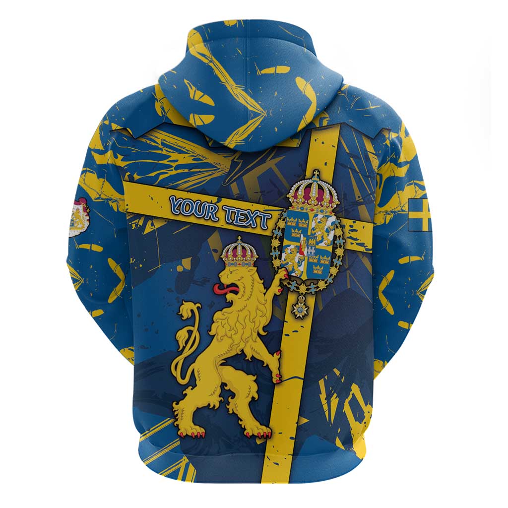 Personalized Sweden Hoodie Coat Of Arms Unique Style DT05
