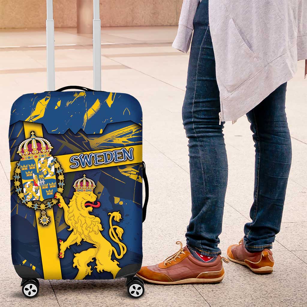 Sweden Luggage Cover Coat Of Arms Unique Style DT05