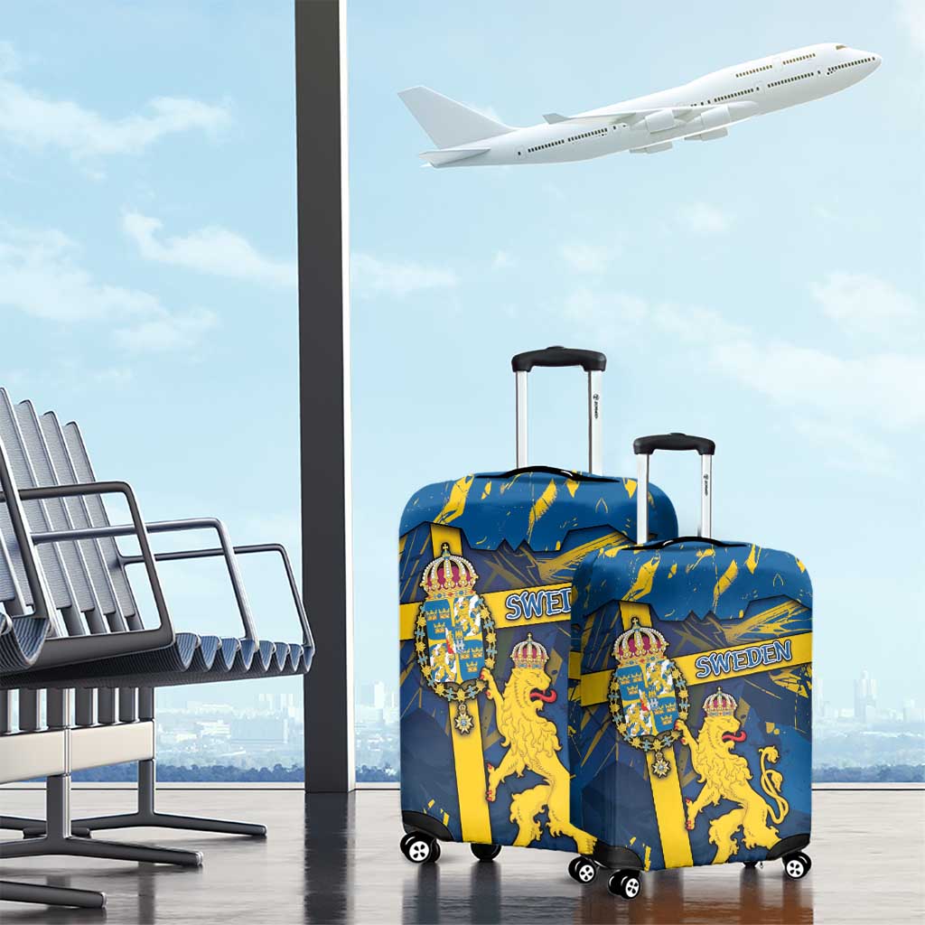 Sweden Luggage Cover Coat Of Arms Unique Style DT05