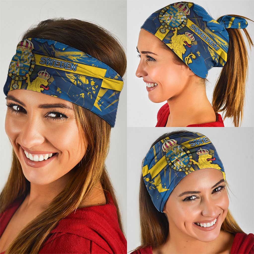 Sweden Neck Gaiter Coat Of Arms Unique Style DT05