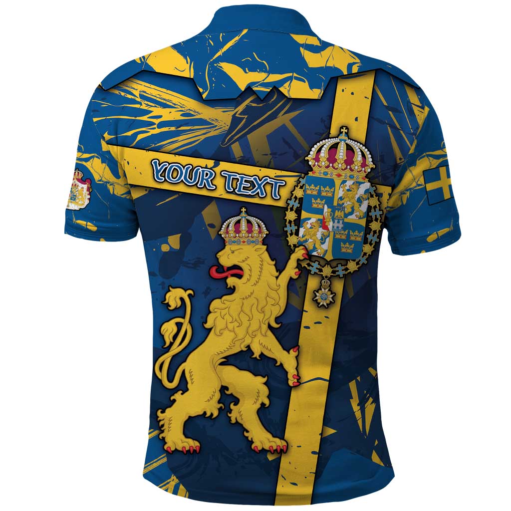 Personalized Sweden Polo Shirt Coat Of Arms Unique Style DT05