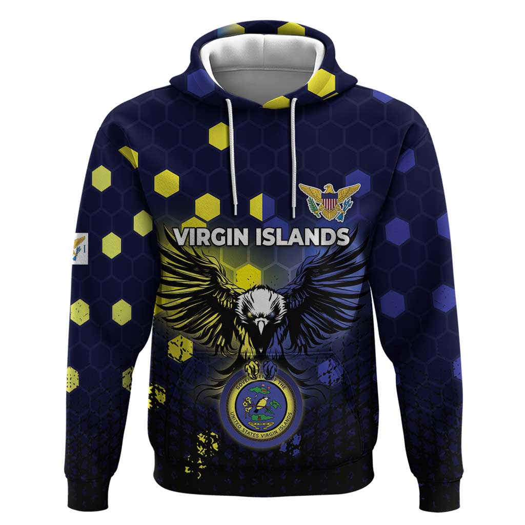 Personalized United States Virgin Islands Hoodie Eagle Bird Unique Style DT05
